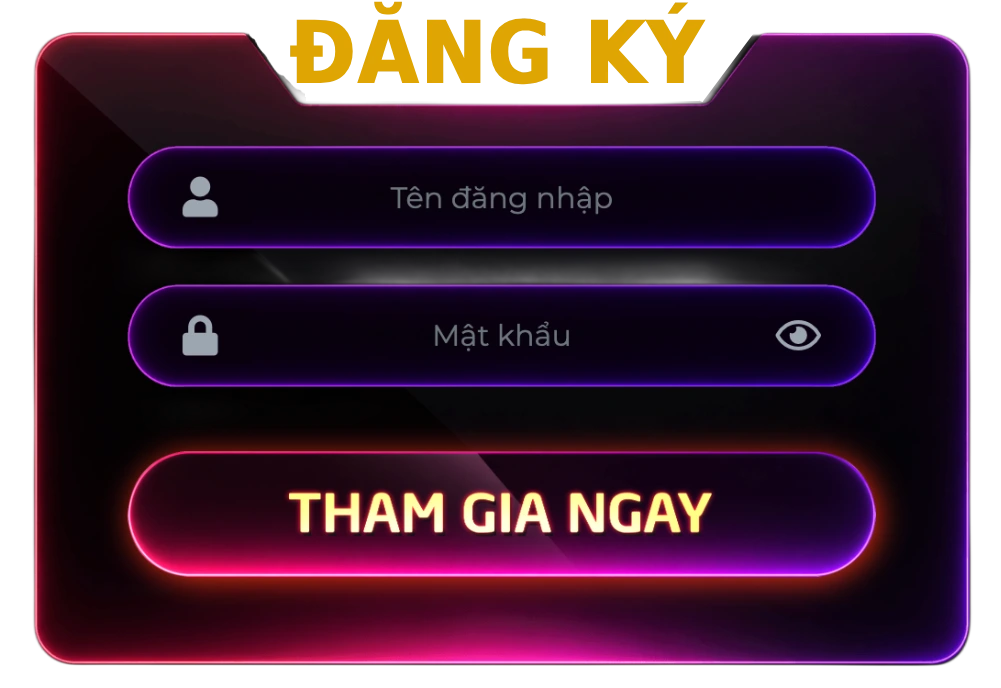 Khung đăng ký của trang RIKVIP DTAC